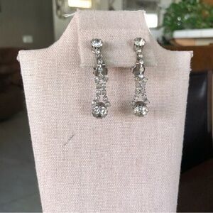 Vintage Rhinestone ClipOn Earrings